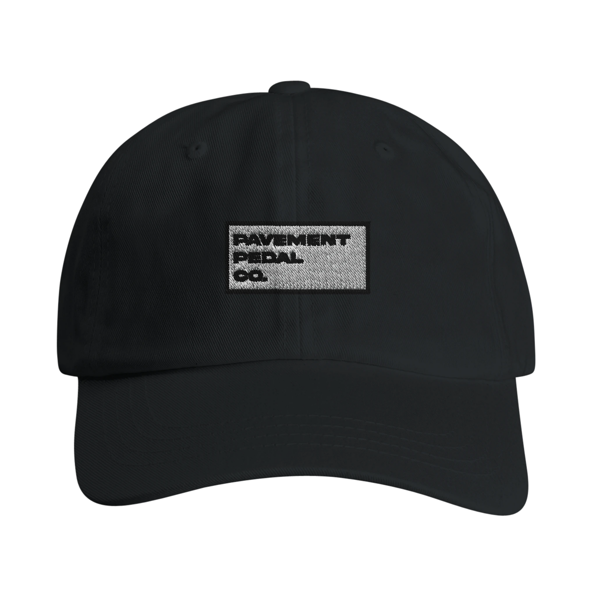 PAVEMENT PEDAL CO. Embroidered Hat - Black
