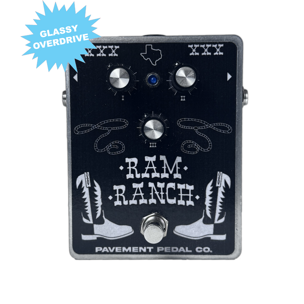 Ram Ranch Music RAM RANCH – Blues Overdrive Pedal with Vintage Tube Tone – PAVEMENT ...